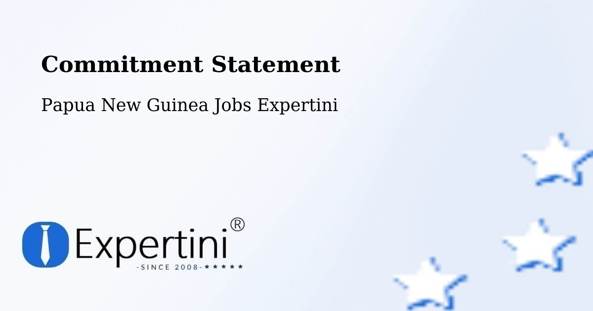 Corporate Commitment – Bulolo - Papua New Guinea Jobs Expertini